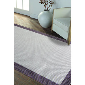 Decoser Hasır 8064 Krem Bej Halı Kilim Kaymaz Taban Salon Mutfak Kesme Yolluk 200x250 cm
