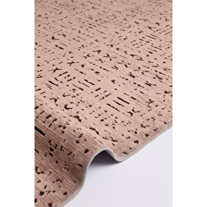 Enti Terrace 8211 Kahve Iskandinav Halı Yıkanabilir Kesme Yolluk Koridor Kaymaz Çocuk Odası 120x250 cm