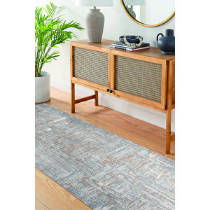 Madrid 1005 Gold Halı Kilim Kaymaz Taban Salon Mutfak Kesme Yolluk Makine Halısı 80x400 cm