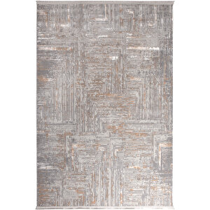 Madrid 1005 Gold Halı Kilim Kaymaz Taban Salon Mutfak Kesme Yolluk Makine Halısı 80x400 cm
