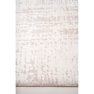 Enti Norm 6207 Beyaz Salon Halısı Kesme Yolluk Yumuşak Doku Kaymaz Halısı 80x200 cm