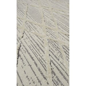 Enti Step 2204 Gri Hav Toz Vermez Yumuşak Dokulu Mutfak Koridor Oturma Grubu Halı 80x300 cm