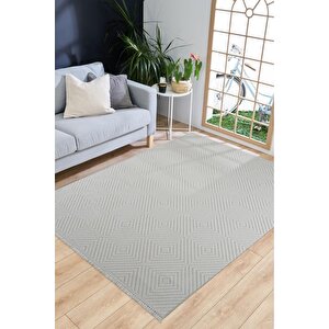 Enti Prag 9205 Krem Halı Yolluk Modern Salon Halısı Antre Hol 120x400 cm