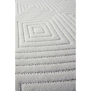 Enti Prag 9205 Krem Halı Yolluk Modern Salon Halısı Antre Hol 120x400 cm