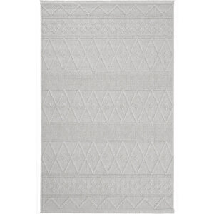 Seyran Loopy 620 Krem Halı Ince Mutfak Kilim Salon Kesme Halı Yolluk 120x500 cm