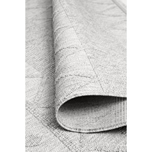Seyran Loopy 620 Krem Halı Ince Mutfak Kilim Salon Kesme Halı Yolluk 120x500 cm