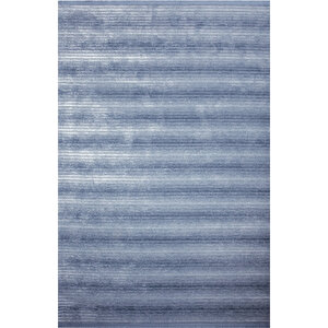 Luxess Cool 402 Mavi Hav Toz Vermez Salon Halısı Kesme Halı Yolluk Kaymaz Taban Halı 160x230 cm