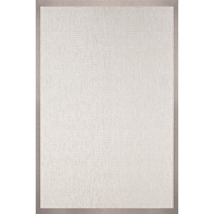 Bombay 664 Krem - Bej Hav Toz Vermez Kolay Temizlenen Hasır Doku Sisal Halı 120x250 cm