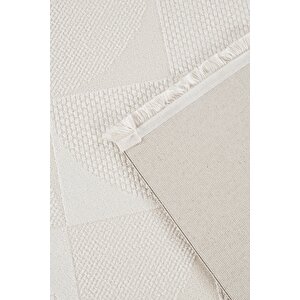 Woolhome Rozali 6005 Krem Akrilik Modern Salon Halısı 200x290 cm