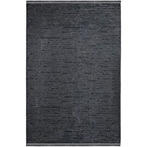 Enti Terrace 8203 Antrasit Iskandinav Halı Yıkanabilir Kesme Yolluk Koridor Kaymaz Çocuk Odası 100x150 cm Gri