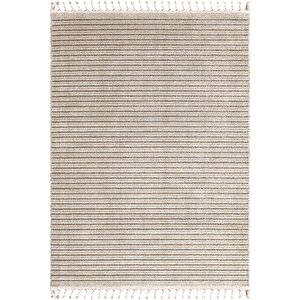 Enti Bukle 1412bej Iskandinav Halı Kesme Yolluk Salon Halı Koridor Oturma Odası Halısı 160x300 cm