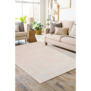 Enti Akik 8613 Bej Halı Kilim Salon Mutfak Kesme Yolluk Dokuma 120x350 cm
