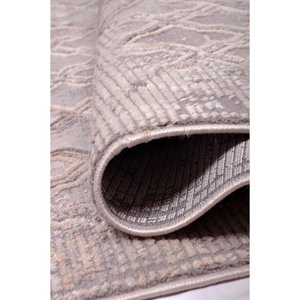 Enti Dora 1910 Vizon Salon Halısı Kesme Yolluk Yumuşak Doku Kaymaz Tozumaz Halısı 100x450 cm