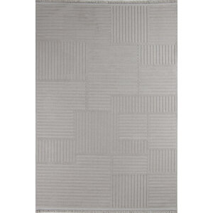 Enti Prag 9203 Gri Halı Yolluk Modern Salon Halısı Antre Hol 160x230 cm