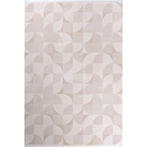 Enti Nita 1209 Bej Hav Toz Vermez Kolay Temizlenen Salon Halısı Yolluk Koridor Halısı 80x500 cm