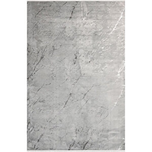 Luxess Cotton 1075 Gri Hav Toz Vermez Salon Halısı Kesme Halı Yolluk 100x500 cm