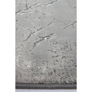 Luxess Cotton 1075 Gri Hav Toz Vermez Salon Halısı Kesme Halı Yolluk 100x500 cm