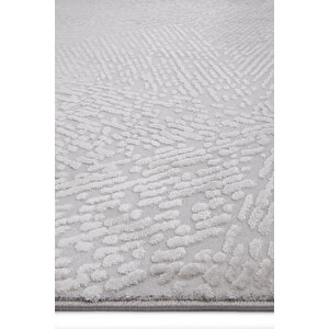 Enti Akik 8607 Gri Halı Kilim Salon Mutfak Kesme Yolluk Dokuma 160x300 cm