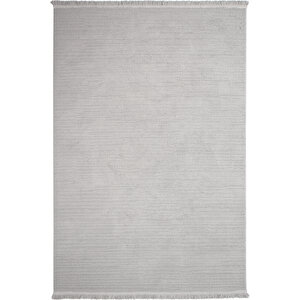 Luxess Bukle 1120 Gri Hav Toz Vermez Salon Halısı Kesme Halı Yolluk Kaymaz Taban Halı 80x450 cm
