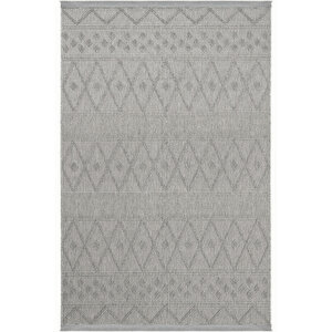Seyran Loopy 620 Gri Halı Ince Mutfak Kilim Salon Kesme Halı Yolluk 100x200 cm