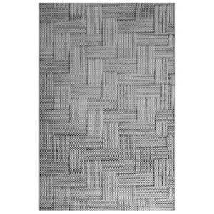 Decoser Hasır 8052 Gri Halı Kilim Kaymaz Taban Salon Mutfak Kesme Yolluk 100x250 cm