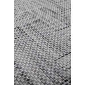 Decoser Hasır 8052 Gri Halı Kilim Kaymaz Taban Salon Mutfak Kesme Yolluk 100x250 cm