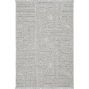 Seyran Loopy 623 Gri Halı Ince Mutfak Kilim Salon Kesme Halı Yolluk 100x500 cm