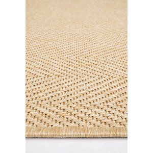 Seyran Bombay 665 Bej Hav Toz Vermes Hasır Dokulu Mutfak Hol Yatak Odası Salon Kesme Halı 100x450 cm