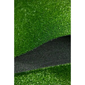 Vl Dekoratif Premium Kalite Suni Balkon Bahçe Kaymaz Taban Çim Halı 7 Mm 160x550 cm