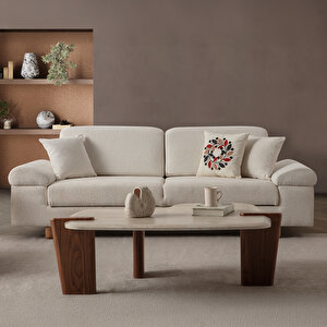 Edsy Home Armada 3+3+1+1 Koltuk Takımı Krem