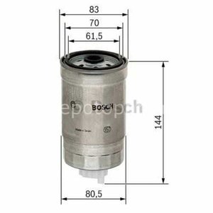 Ford Escort 1.8 Td 10.1995 - 09.2001 Bosch Mazot Fi̇ltresi̇