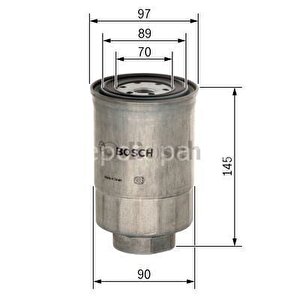 Nissan Almera 2.2 Diesel Turbo Hatchback 02.2003 - 11.2006 Bosch Mazot Fi̇ltresi̇