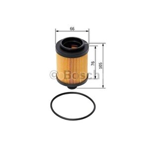 Lancia Ypsilon 1.3 Multijet 09.2009 - 11.2010 Bosch Yağ Fi̇ltresi̇ Filitre