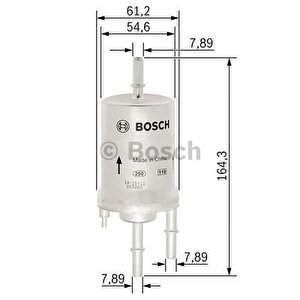 Skoda Fabia 1.4 05.2004 - 12.2007 Bosch Benzi̇n Fi̇ltresi̇