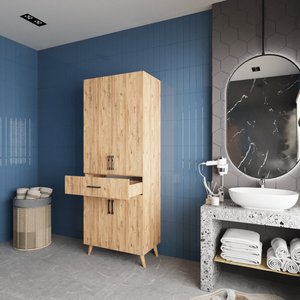 Çok Amaçlı Banyo Dolabı Çam B.i.t_3
