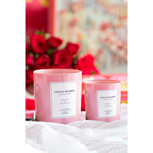 Le Jardin Vanilla Bourbon Kokulu 2'li Mum Seti Pembe 120 Gr - 200 Gr
