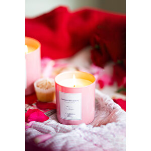 Le Jardin Vanilla Bourbon Kokulu 2'li Mum Seti Pembe 120 Gr - 200 Gr