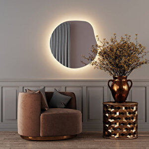 Soft Kare Form Dimmable Dokunmatik Led Ayna - 3000k Günışığı 30x30 cm