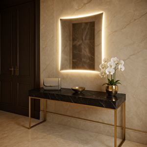 Modern Led Banyo Aynası – Dokunmatik, Dim Edilebilir, 3000k Günışığı 70x90 cm