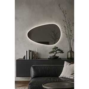 Modern Oval Led Banyo Aynası – Dokunmatik Dim Edilebilir, 6500k Beyaz Işık 35x70 cm