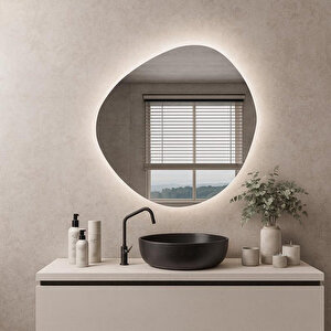Aura Organic Dimmable Dokunmatik Led Ayna – Günışığı 3000k 50x50 cm