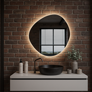 Aura Organic Dimmable Dokunmatik Led Ayna – Günışığı 3000k 50x50 cm