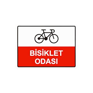 Bisiklet Odası Isg Uyarı Levhası Pvc A3 30x42 Cm 30x42 cm