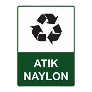 Atık Naylon Isg Uyarı Levhası Pvc A3 30x42 Cm 30x42 cm