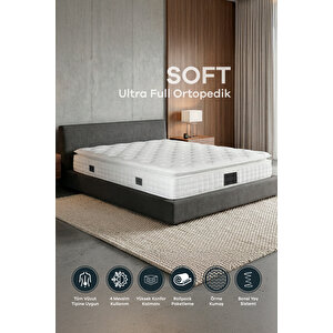 Soft Ultra Full Ortopedik Pedli Yatak 180x200 cm