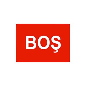 Boş Isg Uyarı Levhası Pvc A3 30x42 Cm 30x42 cm