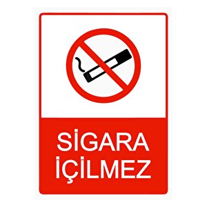 Sigara İçilmez Isg Uyarı Levhası Pvc A3 30x42 Cm 30x42 cm