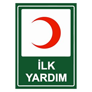 İlk Yardım Isg Uyarı Levhası Pvc A4 21x30 Cm 21x30 cm