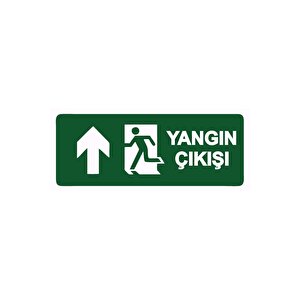 Yangın Çıkışı Isg Uyarı Levhası Pvc A4 21x30 Cm 21x30 cm