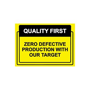 Quality First Zero Defective Production With Our Target Isg Uyarı Levhası Pvc A5 15x21 Cm 15x21 cm
